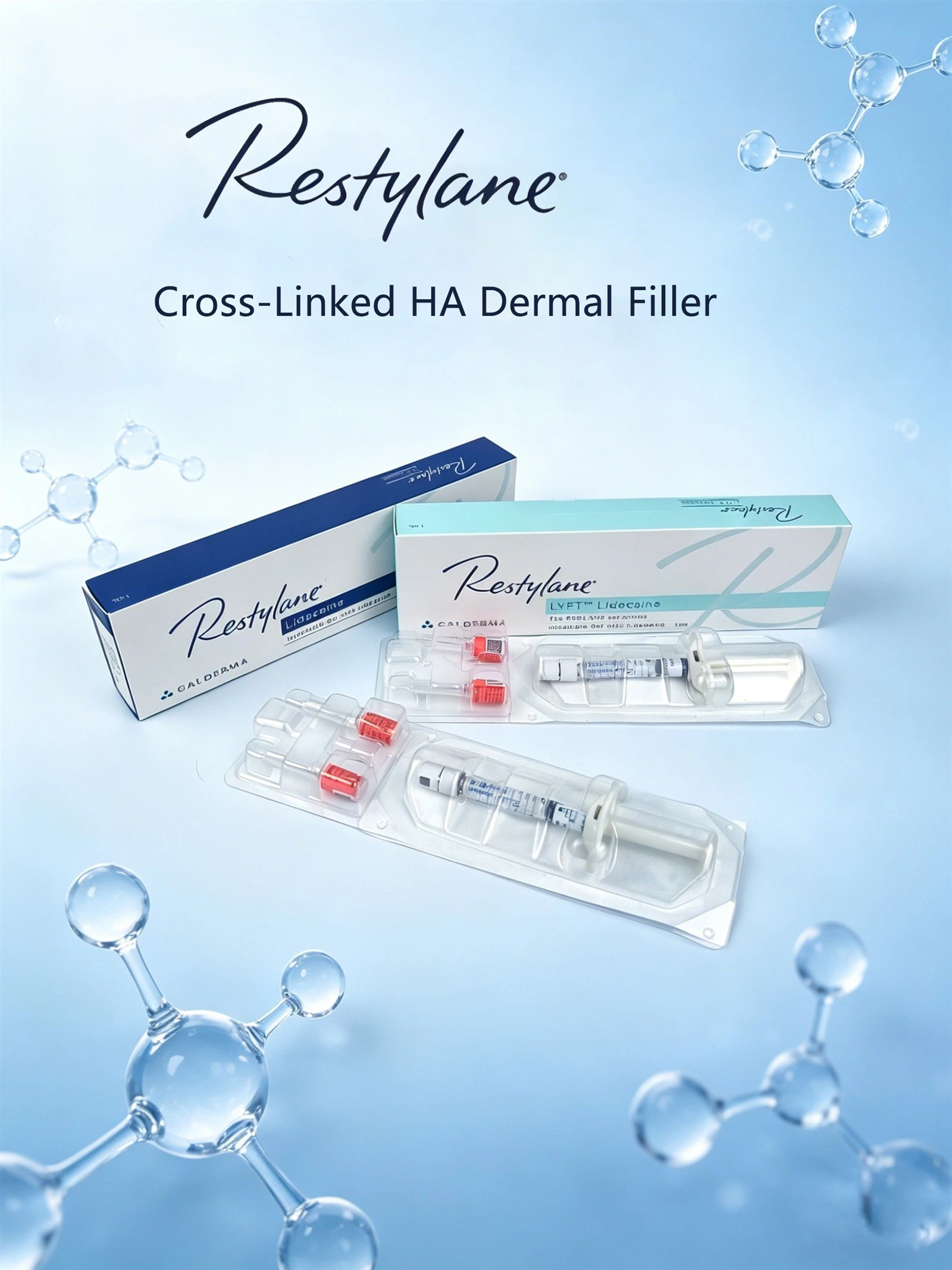 Medical Grade Restylane 1ml Injectable Dermal Filler For Cosmetic Use Medical Grade Restylane 1ml Injectable Dermal Filler For Cosmetic Use